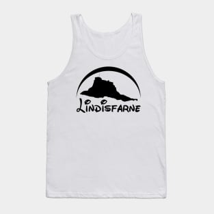 Lindisfarne Castle (Black Logo) Tank Top